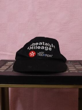 Unbeatable Mileage with Techron Black Logo Cap